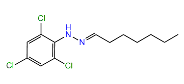 Heptanal 2,4,6-trichlorophenyl hydrazone